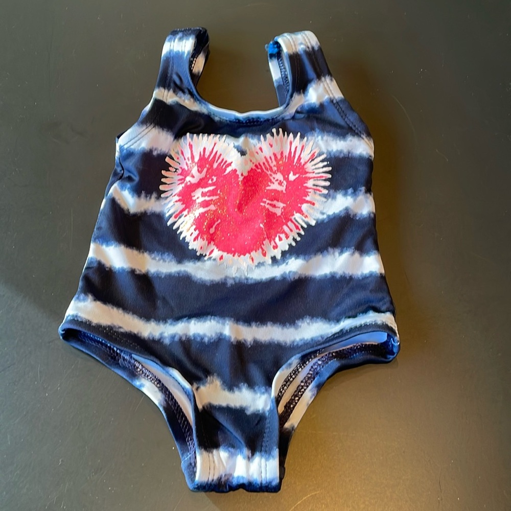 Pink Platinum swim suit, 12 months